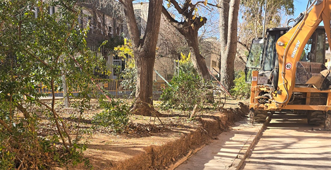 Reconstrucción de los centros educativos dañados por la dana