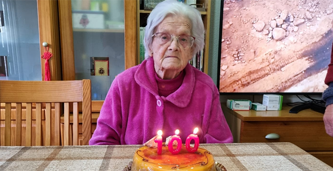 Amparo «La Carrasca» cumple 100 años