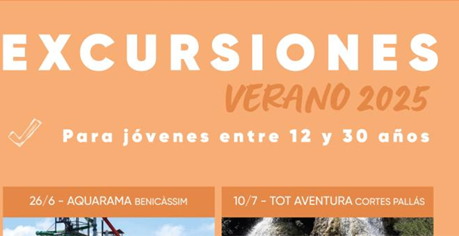 Excursiones de verano para jóvenes de entre 12 y 30 años