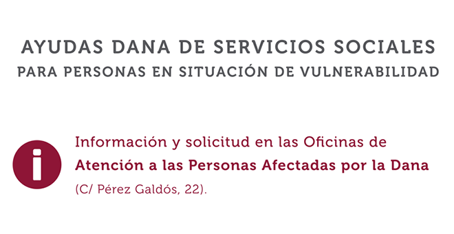 Nuevas solicitudes de Ayudas a la DANA