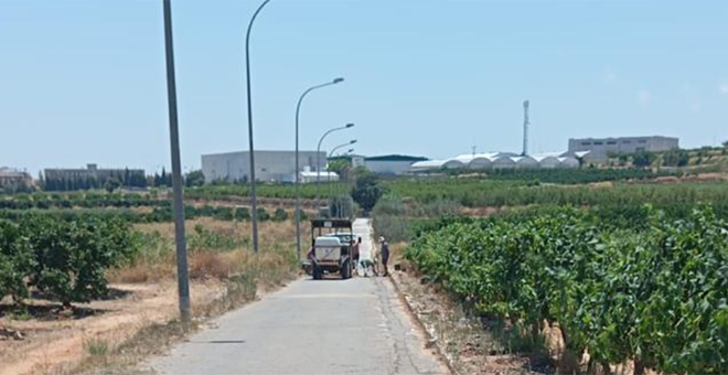 Sustitución de la tubería general que abastece al cementerio