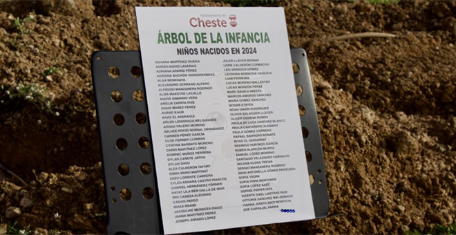Árbol dedicado a los nacid@s en 2024