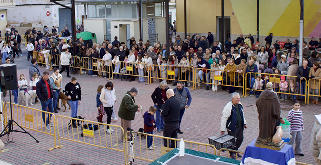San Antón y cine con palomitas