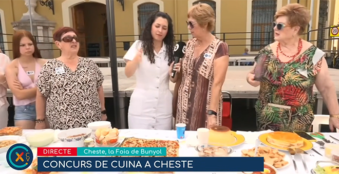 Los platos chestanos protagonistas en la televisión autonómica