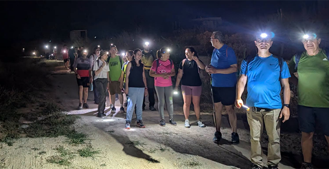 Ruta nocturna al Portillo Roque