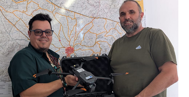 Nuevo dron para reforzar la vigilancia en el término y en prevención forestal