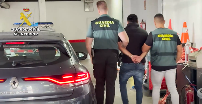 La Guardia Civil desmantela una organización criminal que cometía hurtos
